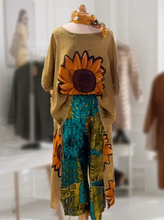 Sunflower  Hi-Lo Top