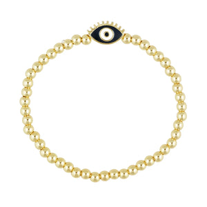 Beaded Evil Eye Bracelet - Two Funky Hippies Boutique
