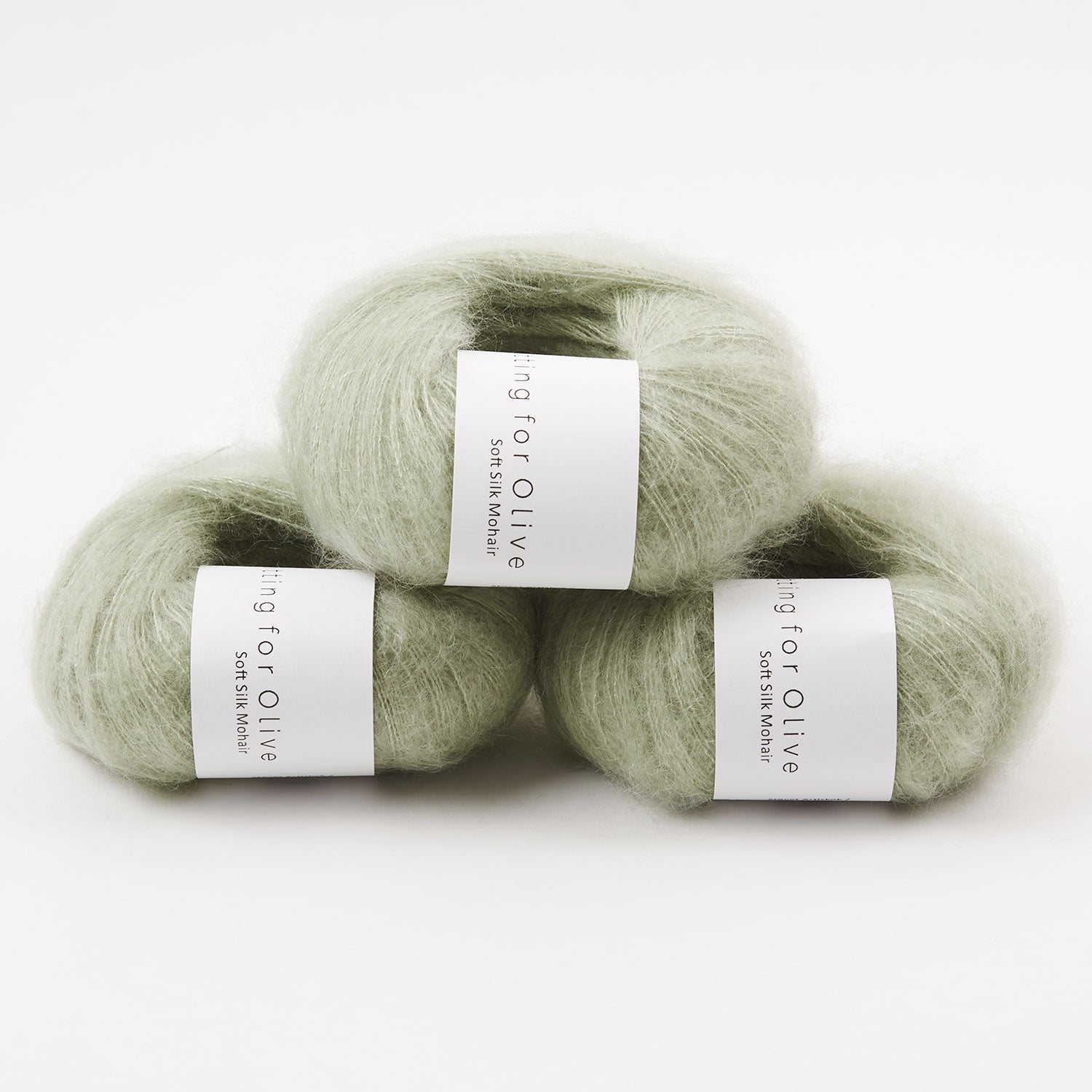 SOFT SILK MOHAIR - STØVET SØGRØN (DUSTY SEA GREEN) - Stephen