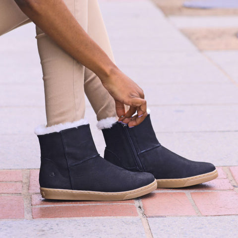 nubuck leather boots