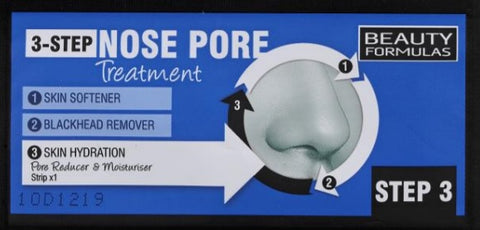 Καθαρισμός πόρων μύτης από μαύρα στίγματα - Beauty Formulas 3step Nose Pore Treatment - Step 3
