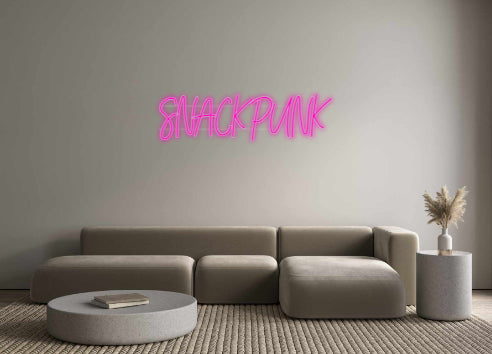 Custom Neon: SNACK PUNK