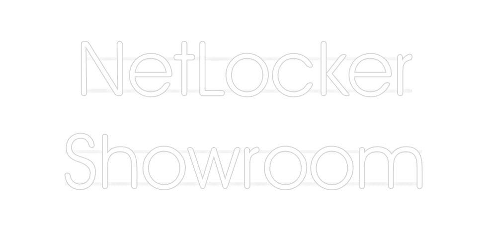 Custom Neon: NetLocker  Sh...
