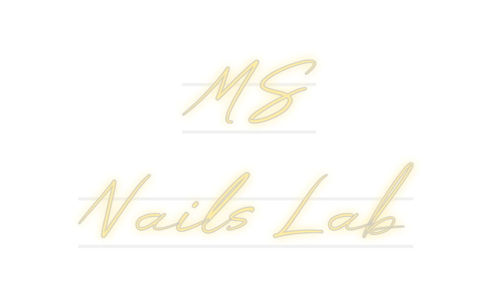 Custom Neon: MS  Nails Lab