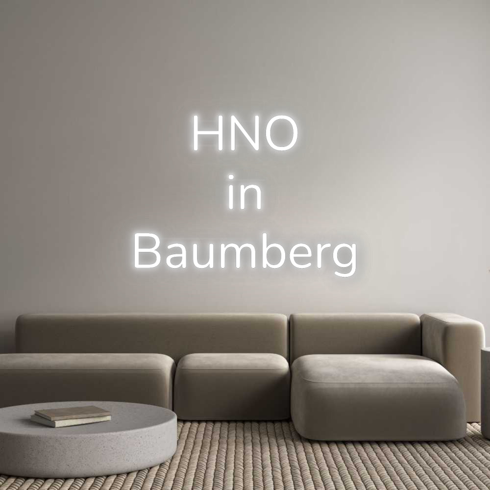  Custom Neon: HNO  in  Baum...