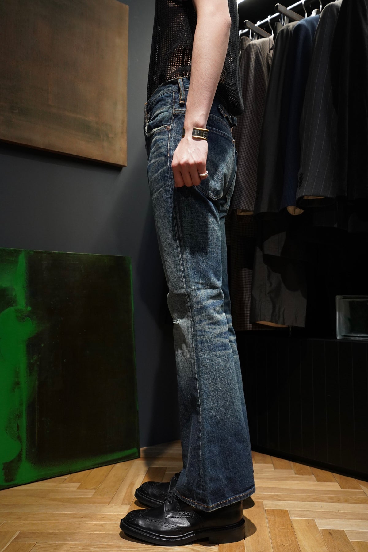 レビュー投稿で選べる特典 SUGARHILL Musty Faded Bell Bottom Denim