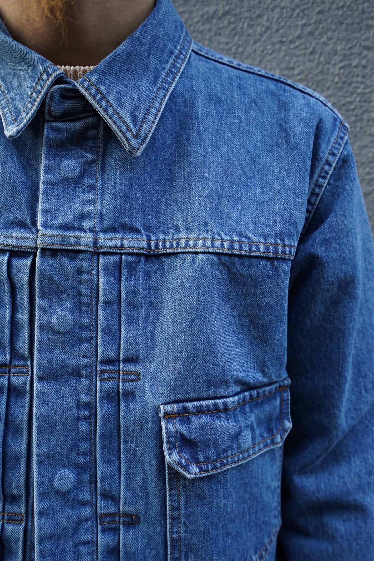 Allege Bleaching Denim Blouson デニムジャケット-