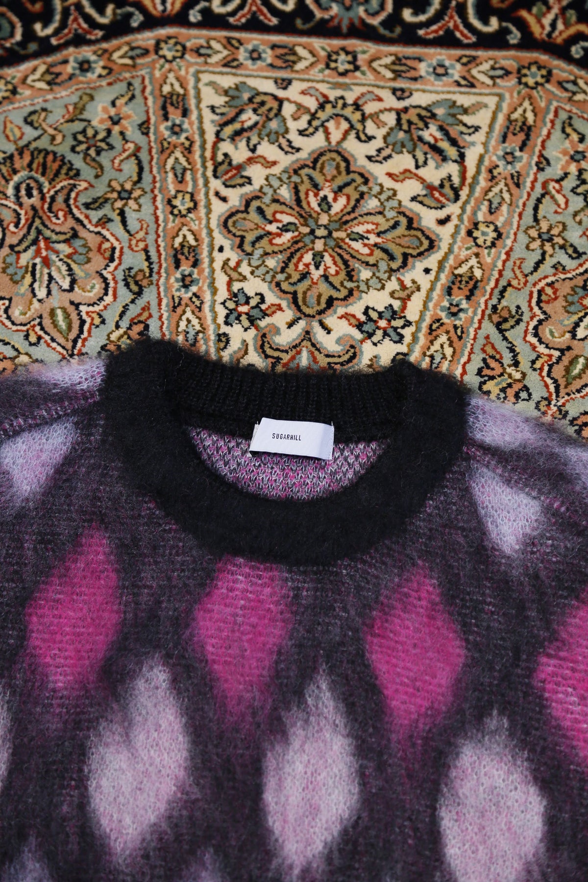 注目ショップ・ブランドのギフト SUGARHILL MOHAIR PYHCH MOHAIR KNIT