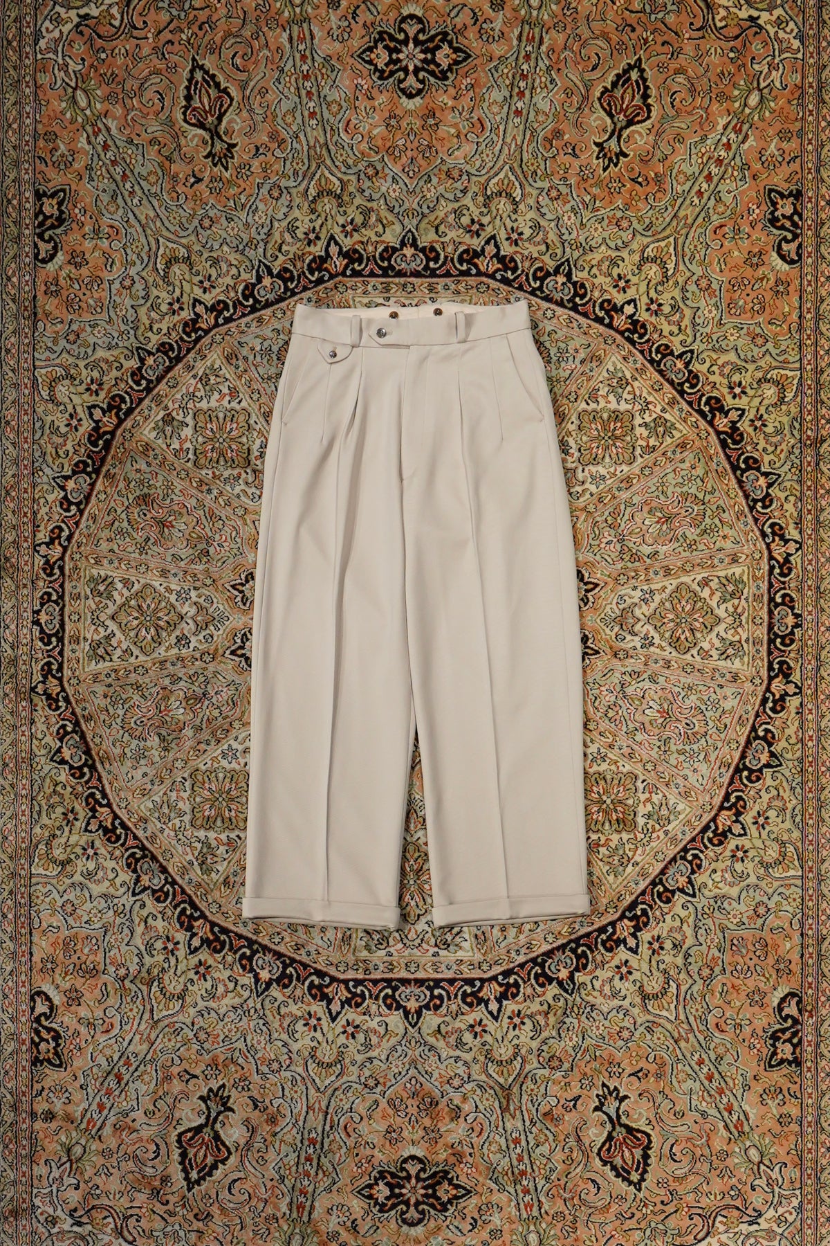 SOLARIS&Co.(ソラリスアンドコー)の2TUCK STRAIGHT TROUSERS - JERSY