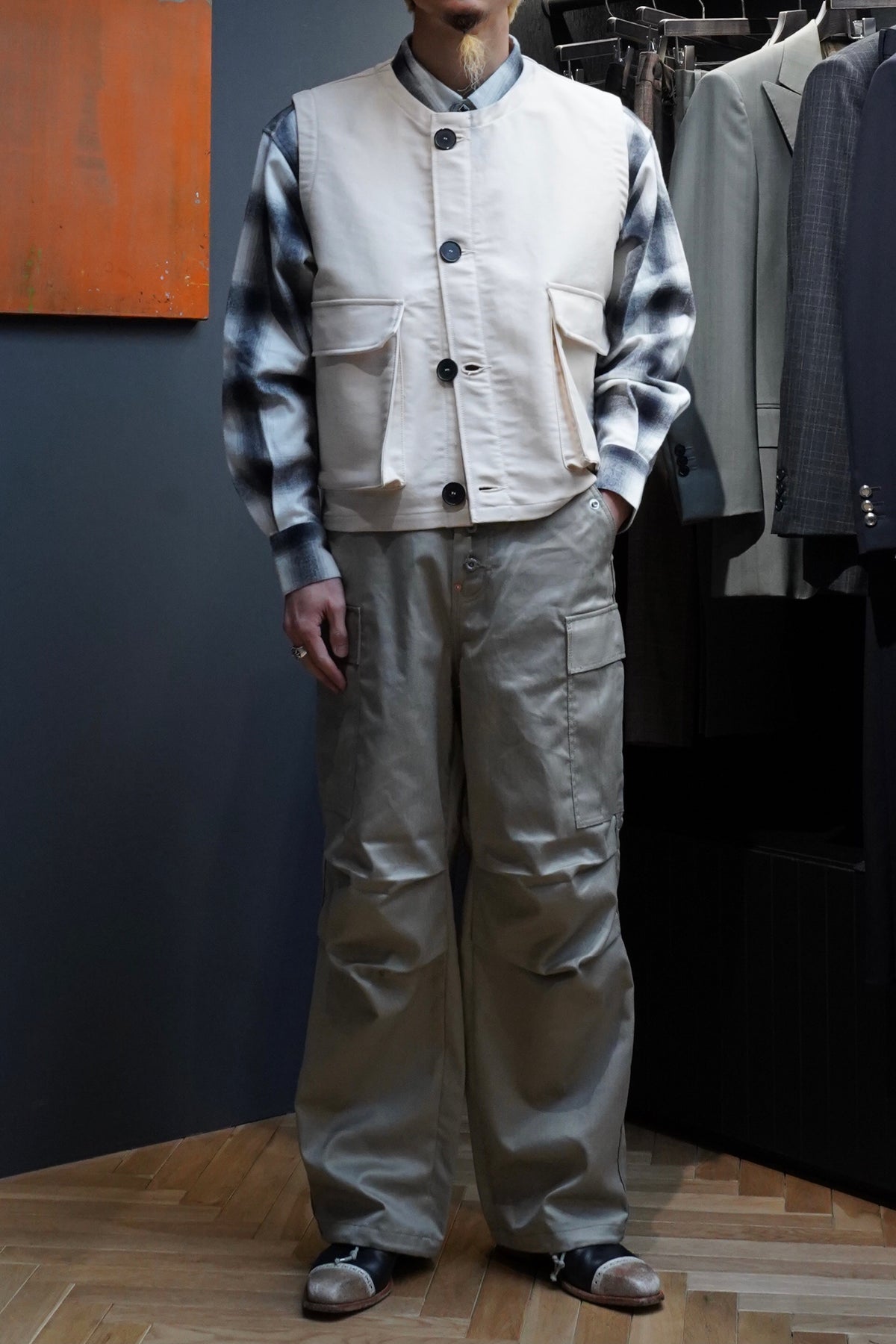 に初値下げ！ SUGARHILL 22SS Herringbone Army Pants - 通販