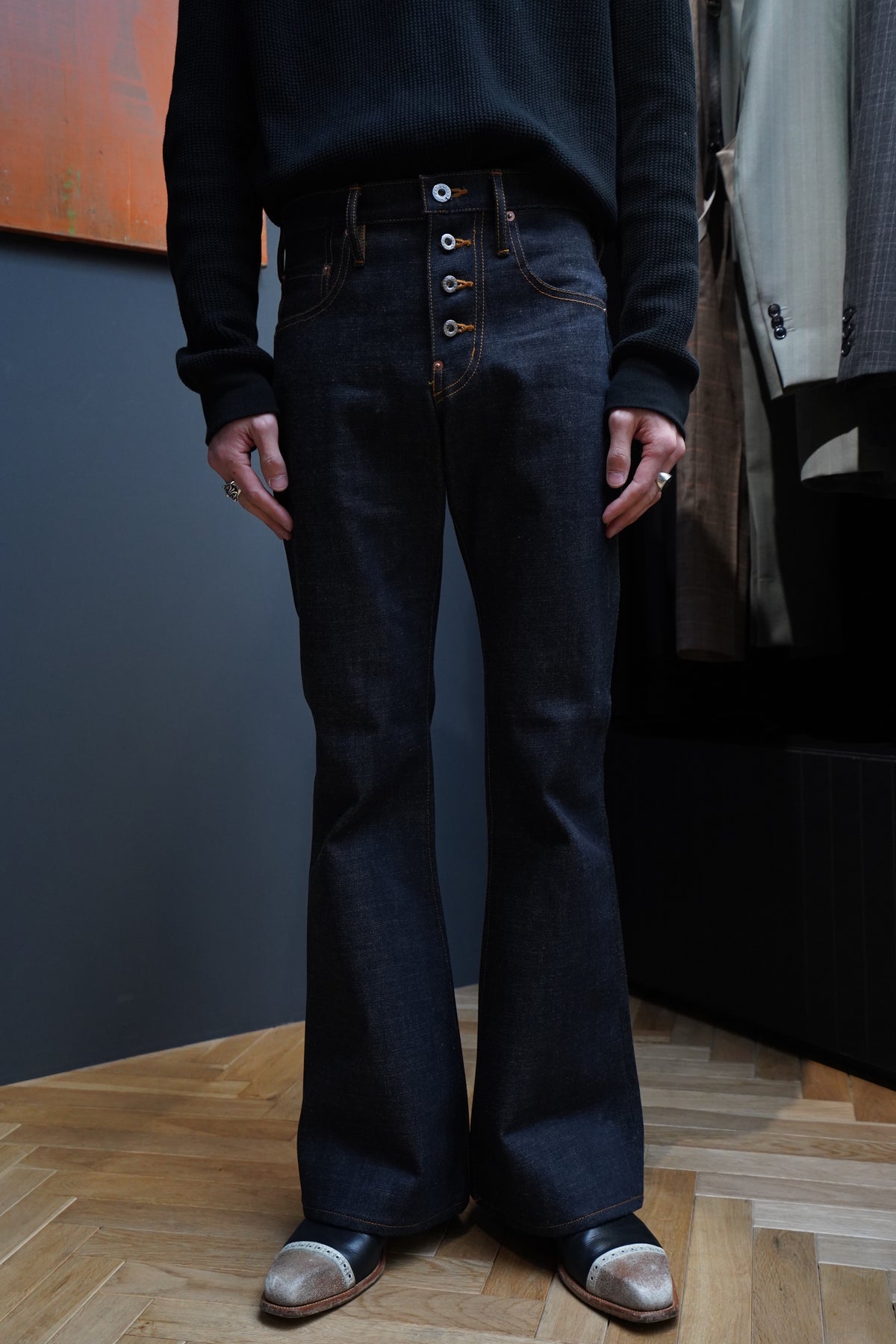 sugarhill 21aw bell bottom denim pants www.ch4x4.com