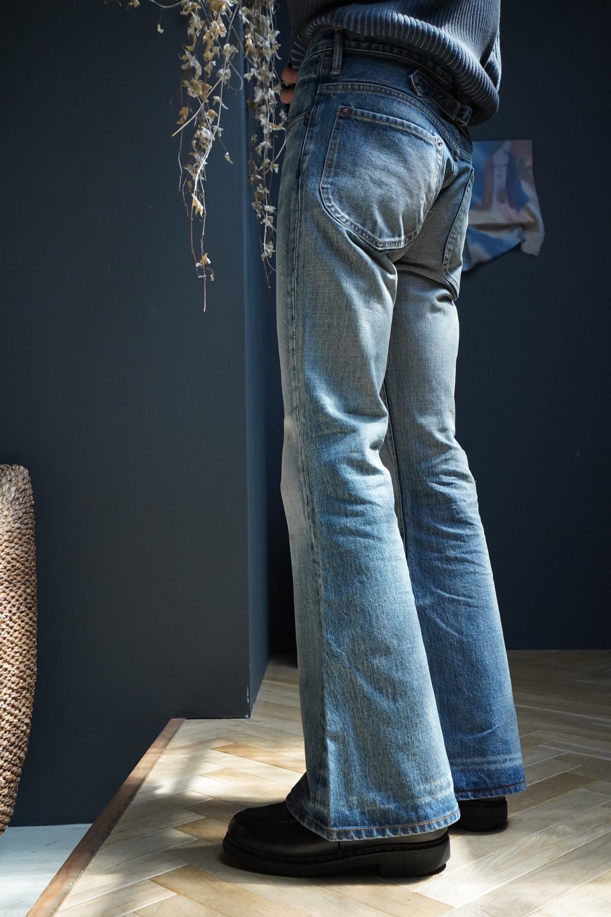 SUGARHILL（シュガーヒル）のFADED BELL BOTTOM DENIM PANTS(FADED