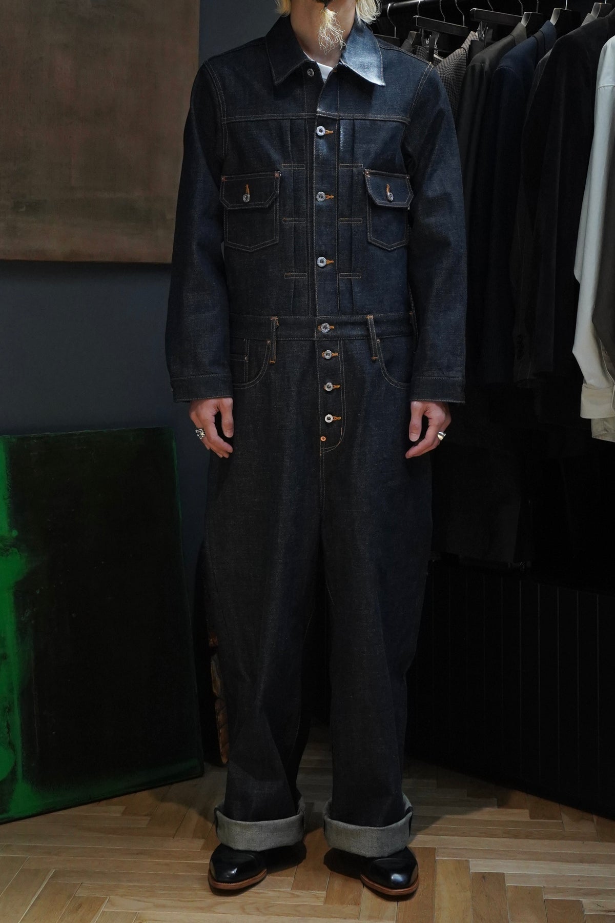 SUGARHILL(シュガーヒル)のRIGID DENIM JUMPSUIT(RIGID INDIGO)(つなぎ