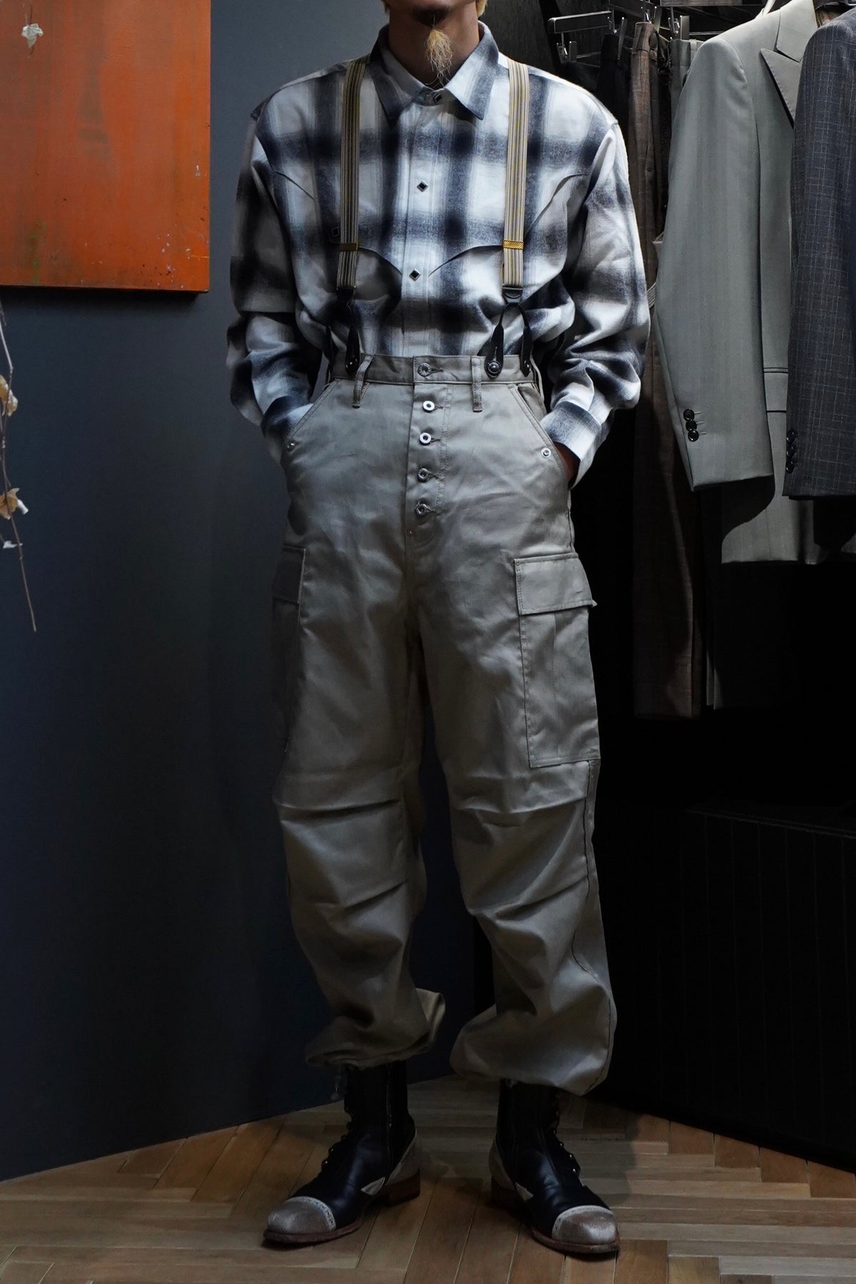 sugarhill HERRINGBONE ARMY CARGO PANTS | tspea.org