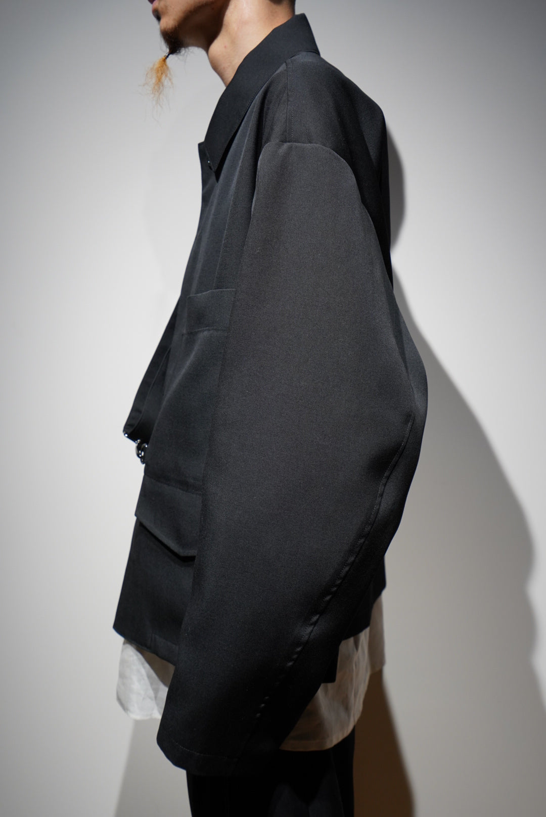 UJHO 21ss Sash Belt Blouson (BLACK) odmalihnogu.org