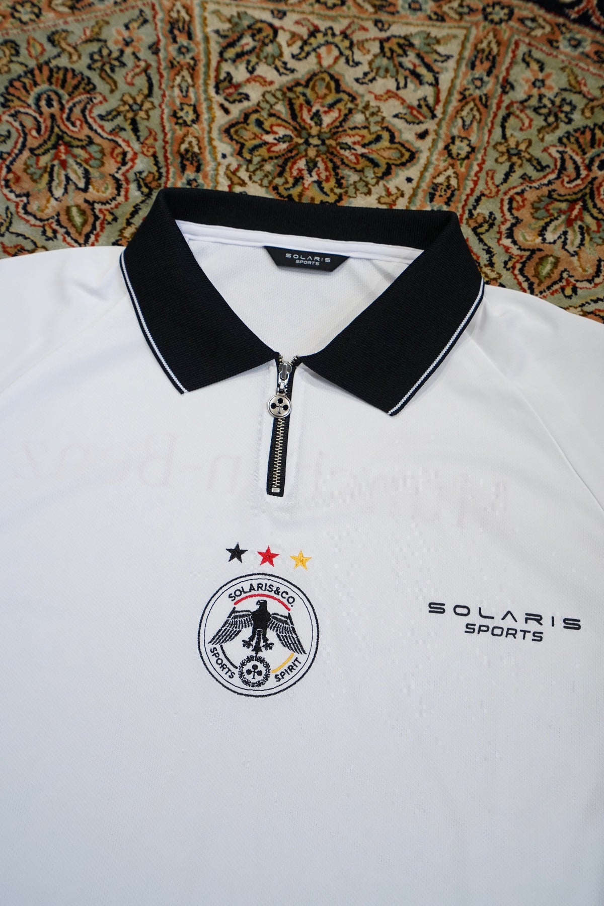 Tシャツ SOLARIS SPORTS S L WHITE FOOTBALL SHIRT 超人気 専門店