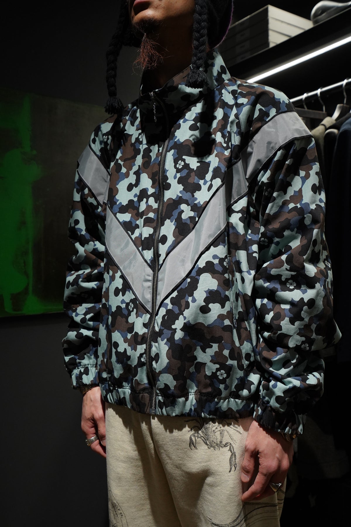 新品 Blouson SUGARHILL23ss Ipfu Flower Camo アウター Ipfu