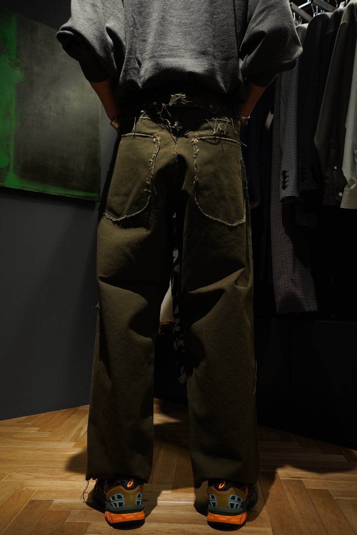 ビタミンカラーのハーモニー sugarhill 23ss CANVAS CARGO PANTS