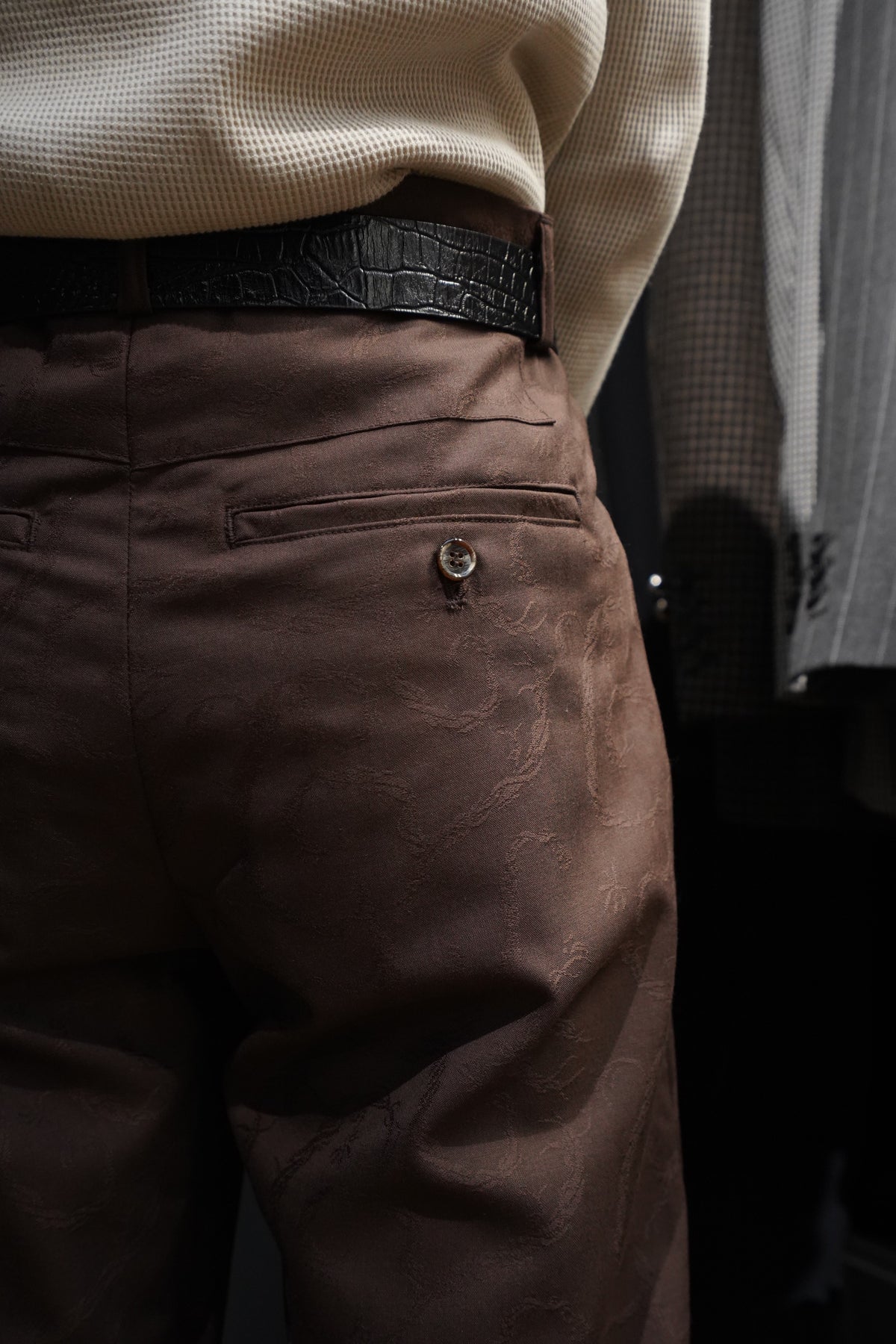 STEAF(スティーフ)のBEN ISM STRAIGHT PANTS(BROWN)(パンツ)の通販