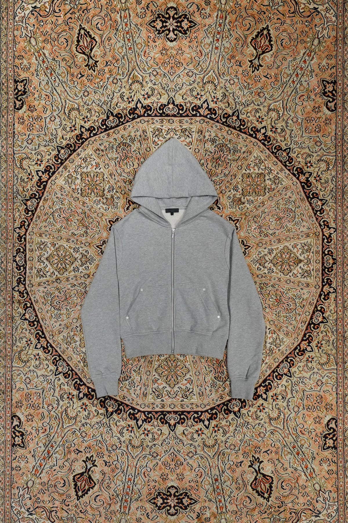 ブランド品Omar afridi RIVETED ZIP HOODIE パーカー | smkshares.com