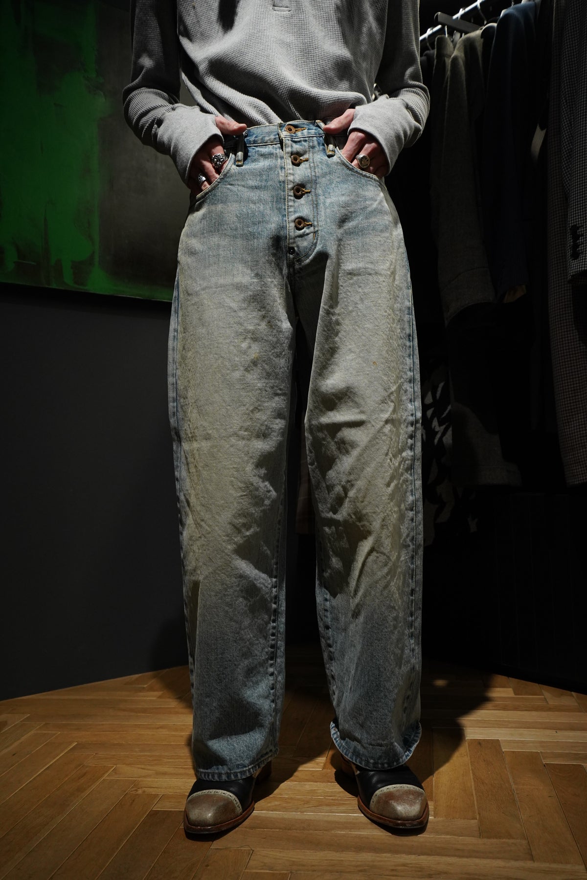 SUGARHILL(シュガーヒル)のFADED CLASSIC DENIM PANTS(FADED INDIGO