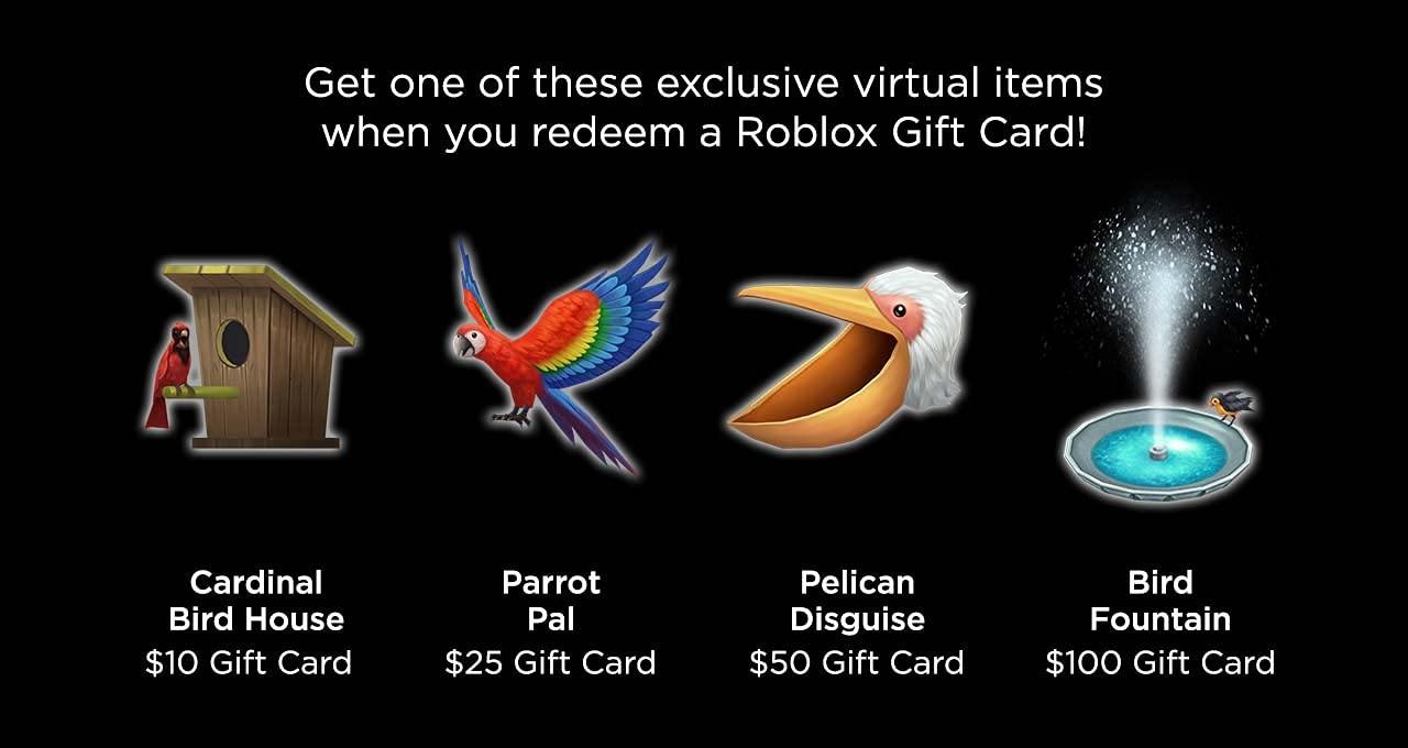 Roblox Gift Card 800 Robux Includes Exclusive Virtual Item Online - roblox garnier robux