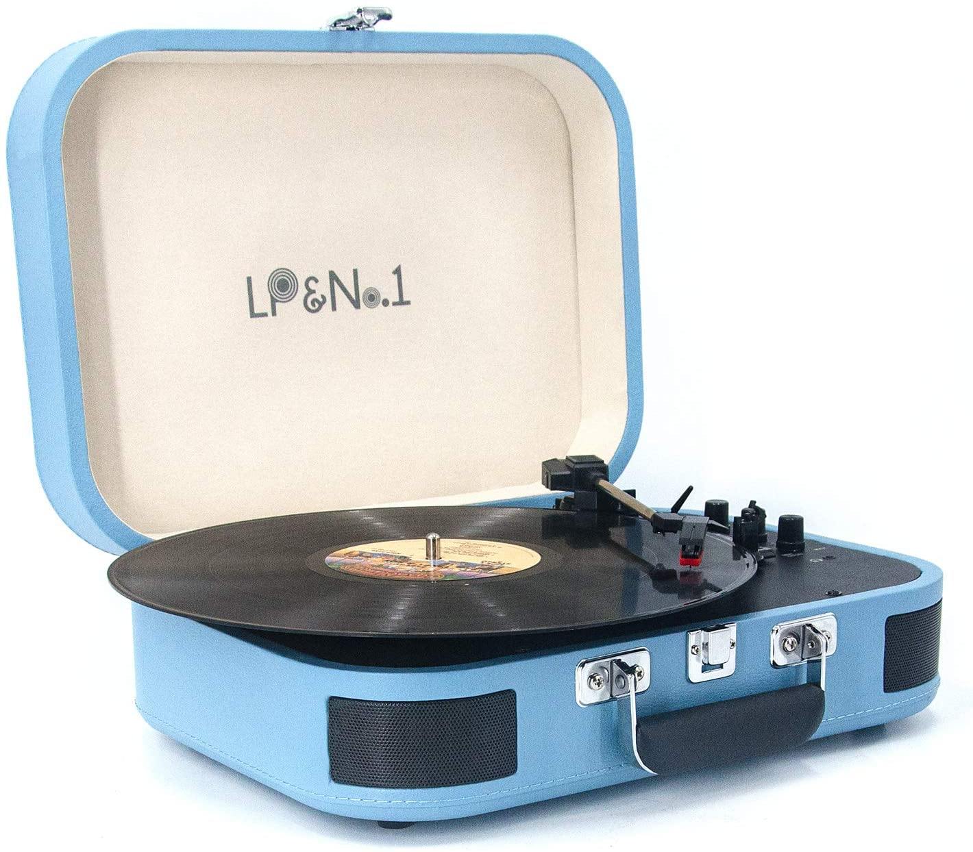 Lp No 1 Bluetooth Record Player With Usb Play And Recording