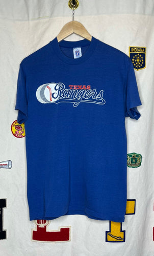 Texas Rangers Throwback Vintage Logo T Shirt