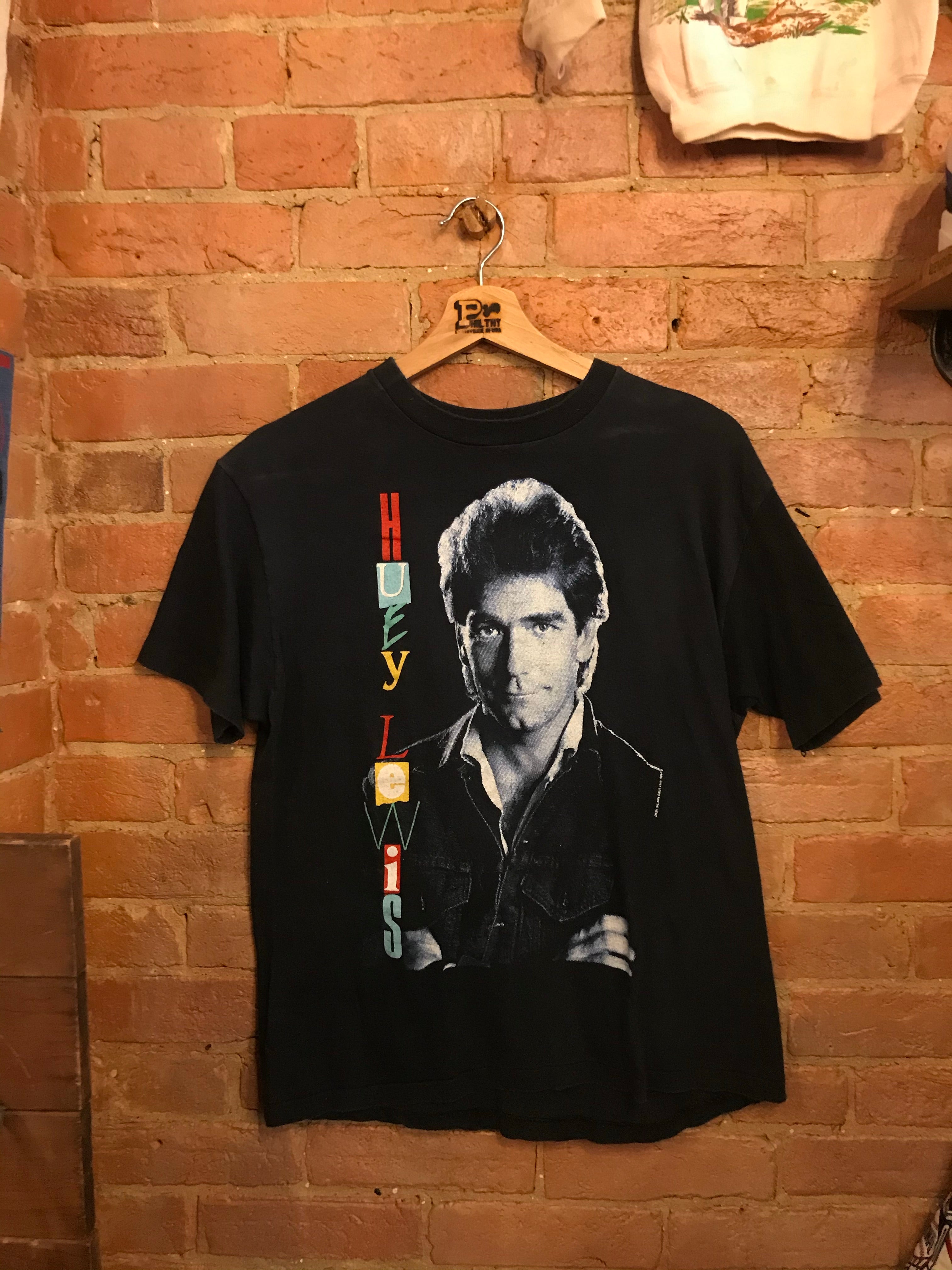 超希少 1984ビンテージ HUEY LEWIS & THE NEWS Tシャツ-