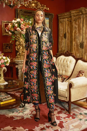 Meadow of Flowers Embroidered Duster Dress - Glam Soldier