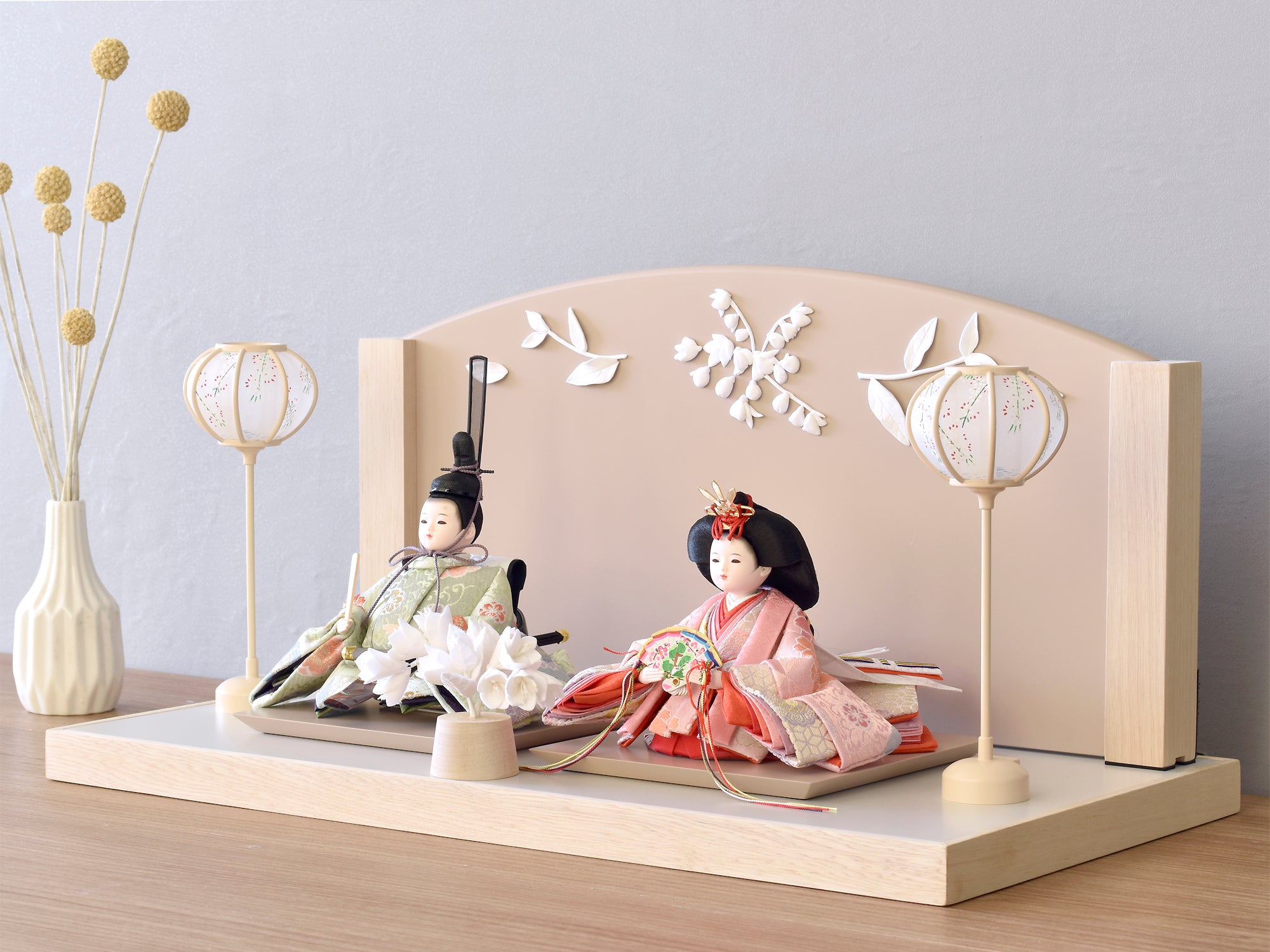 雛人形 コンパクト 金襴 山田華悦