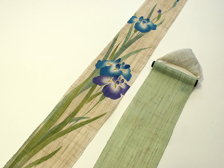 京都洛柿庵　細タペストリー　菖蒲