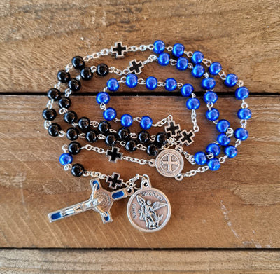Three Decade Miraculous Rosary With Colorful Beads