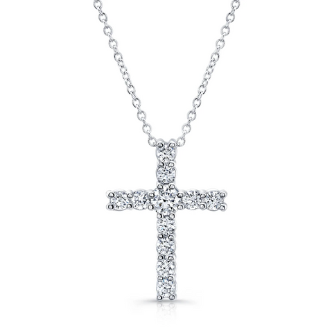 Forevermark Large Diamond Cross Pendant Necklace