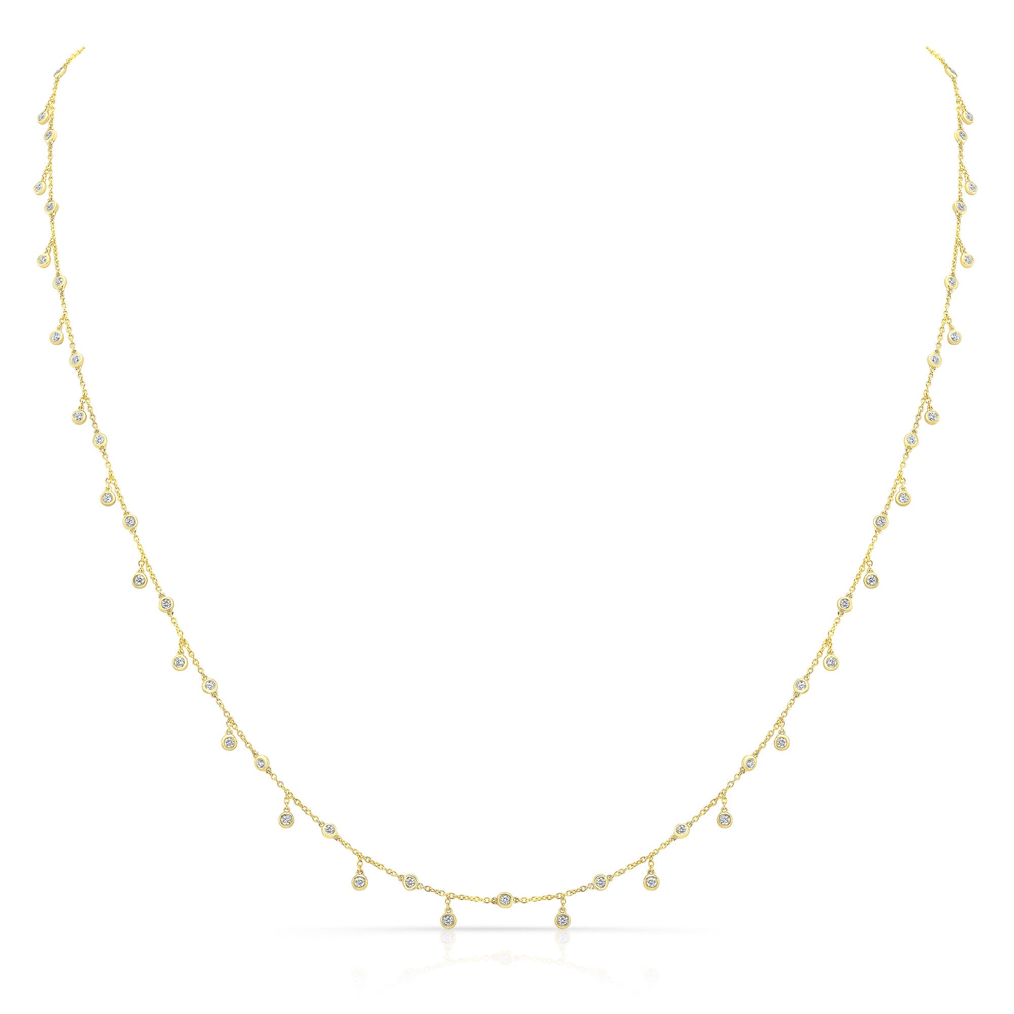 JustDesi Dangling Bezel Layering Necklace $2,295