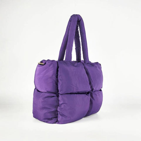 Tote Acolchado con Asa Bandolera Nylon | KAF Bags