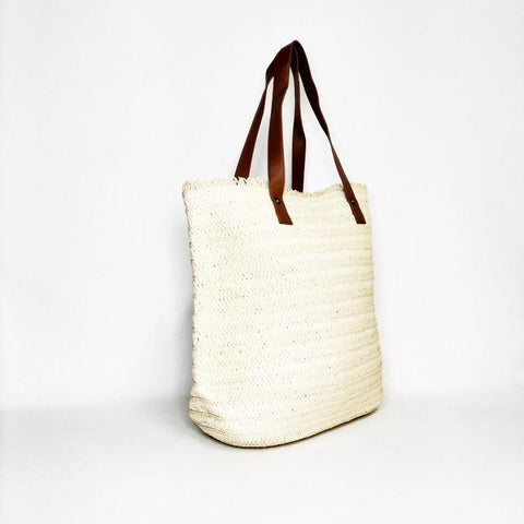 Shopper Ratán Beige | KAF Bags