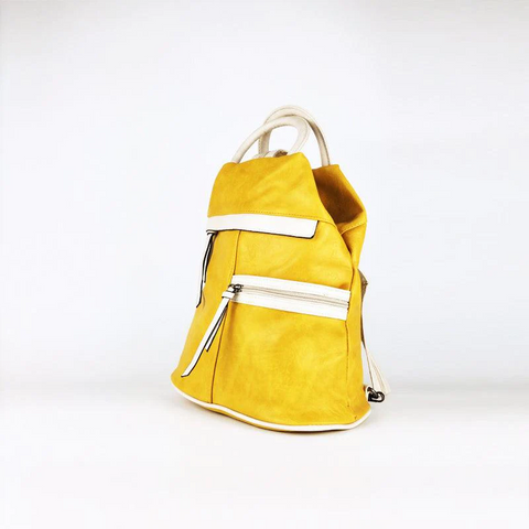 Mochila Convertible Amarilla | KAF Bags