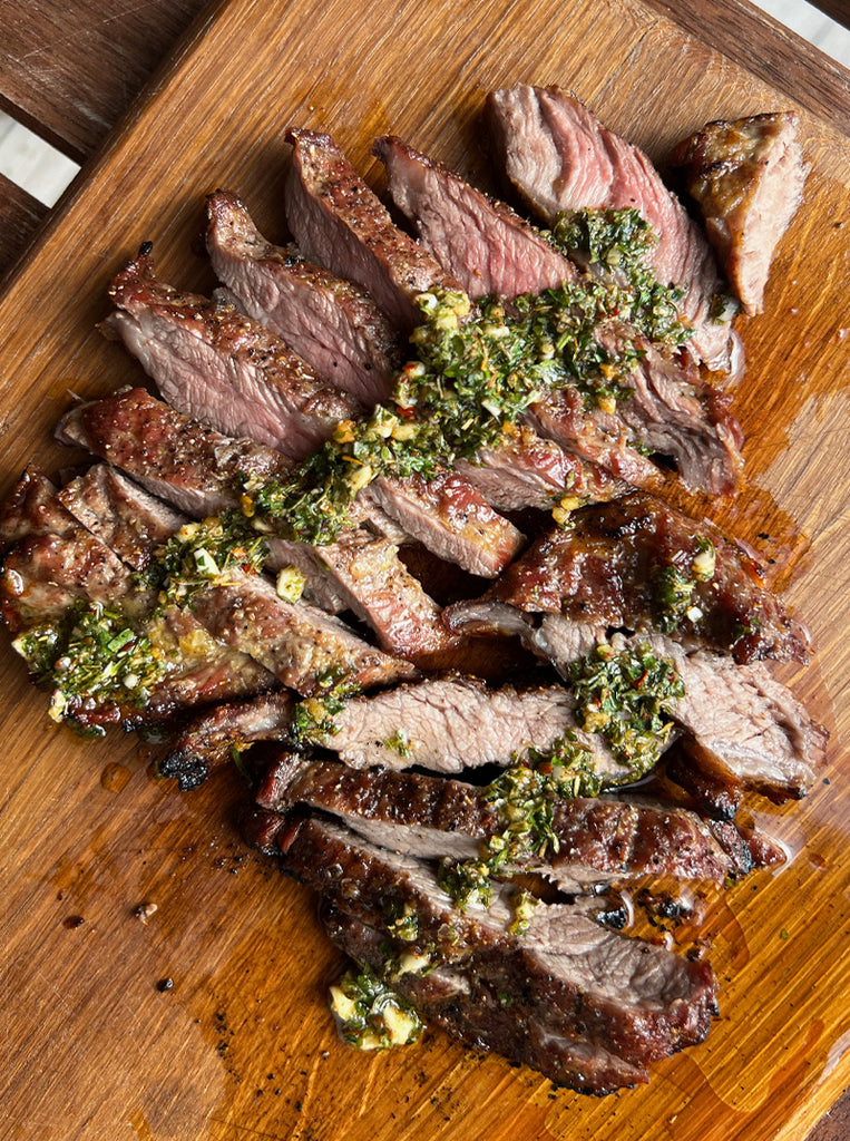 Chimichurri and Ibérico pork 