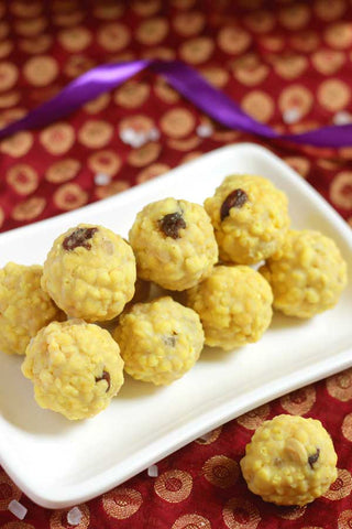 Boondi ladoo traditional mithai