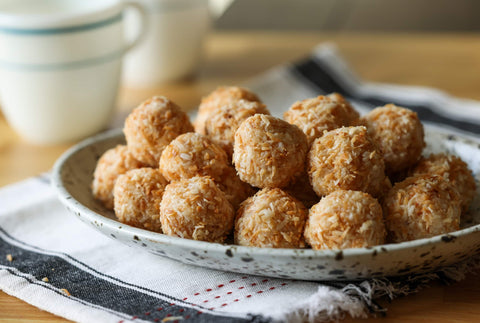 Toasted Coconut Balls Famous South Indian Sweet Dish