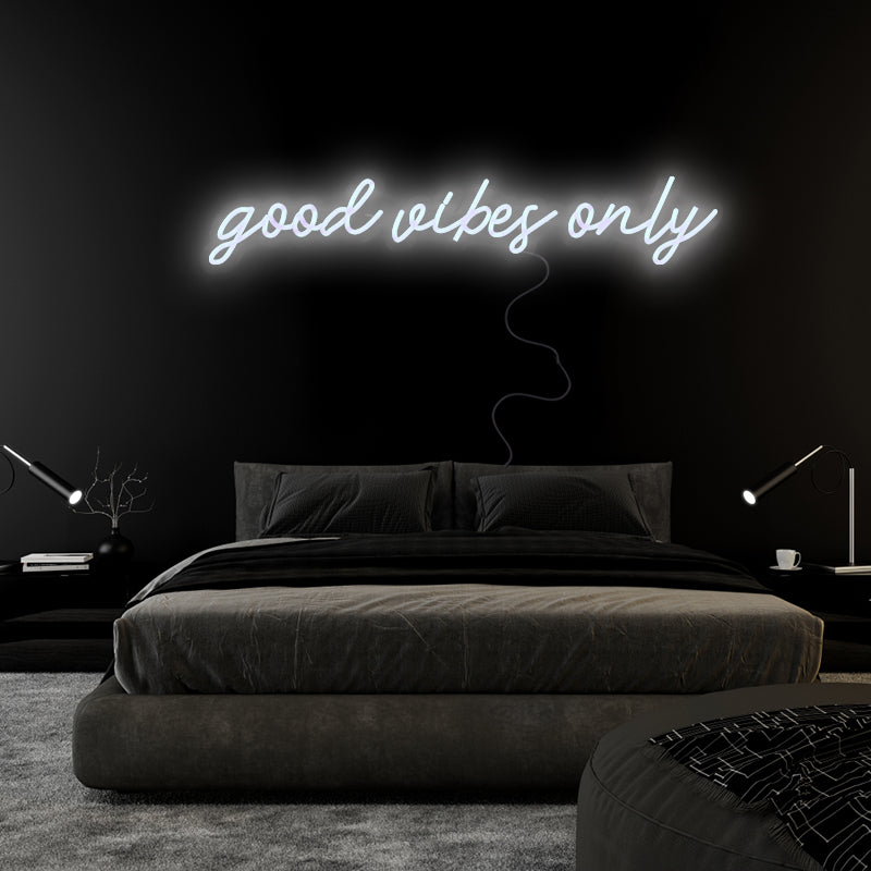 ' Good Vibes Only' Neon Sign