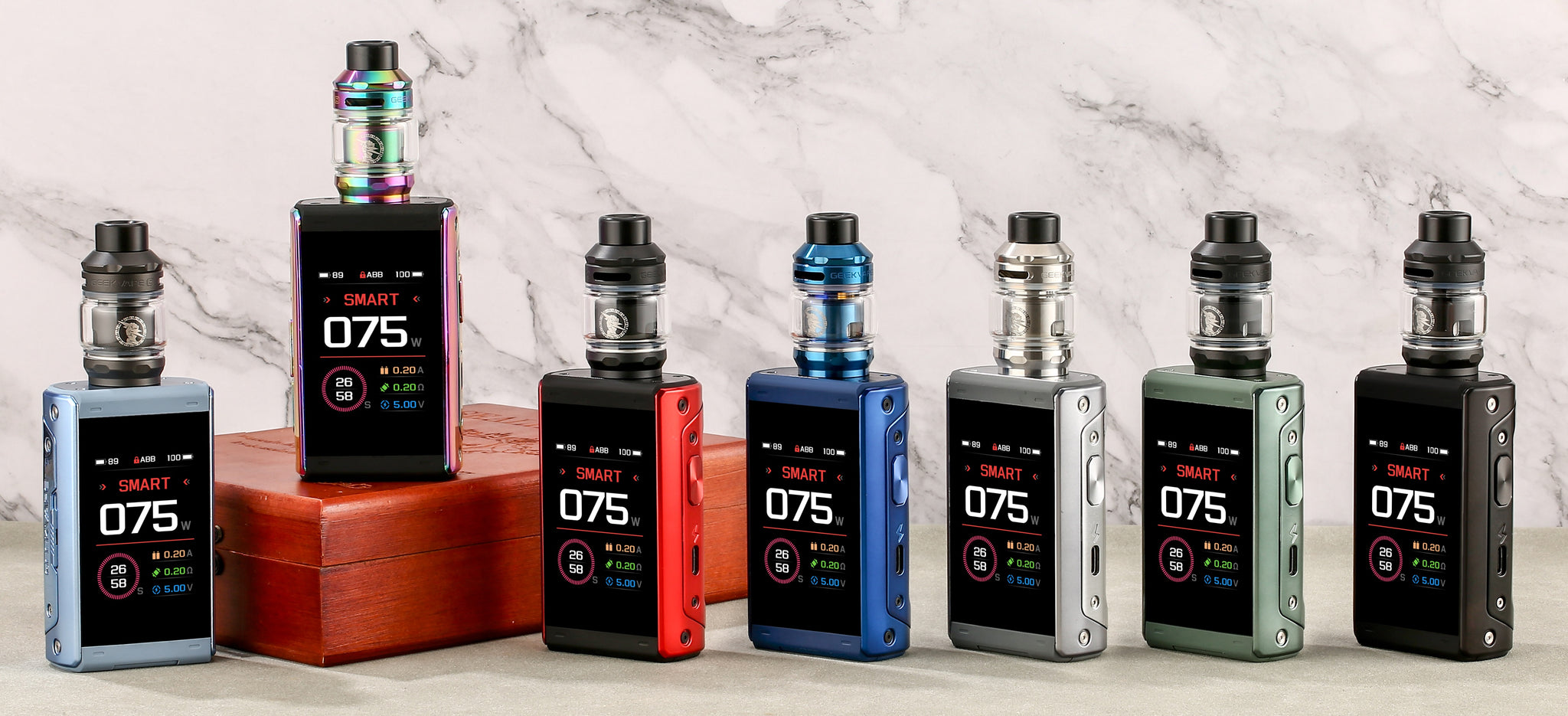 Geek Vape Z200 kit - 200W dual battery mod with a subohm tank - A&L