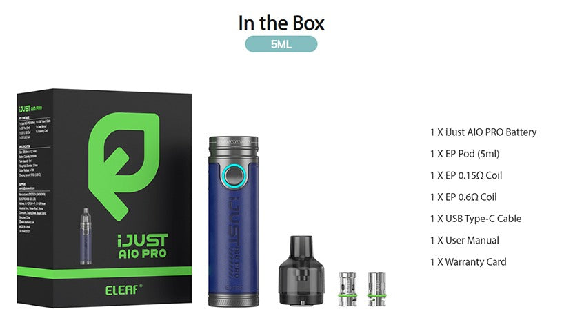 Eleaf iJust AIO Pro Pod Kit 3000mAh