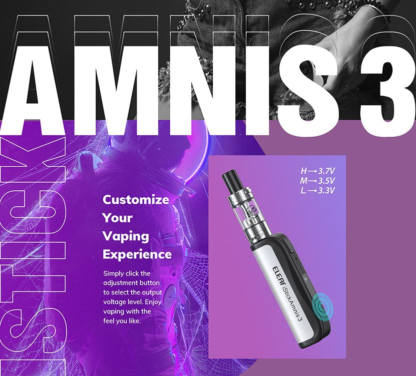 Eleaf iStick Amnis 3 Vape Mod Kit 900mAh