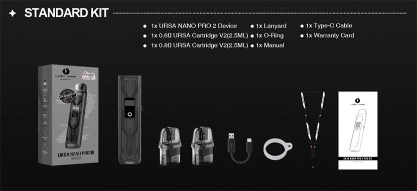 Lost Vape Ursa Nano Pro 2 Pod System Kit 1000mAh