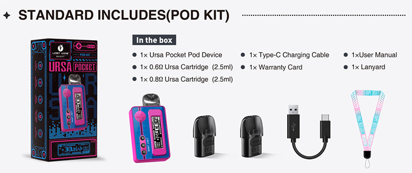 Lost Vape Ursa Pocket Pod System Kit 1200mAh