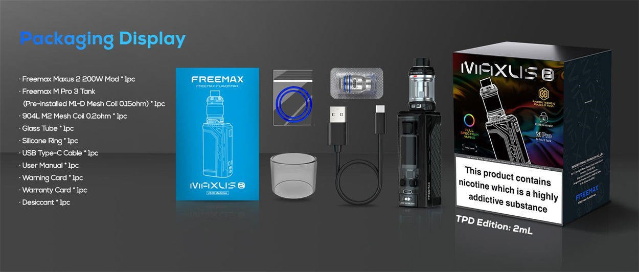 Freemax Maxus 2 Vape Mod Kit 200W