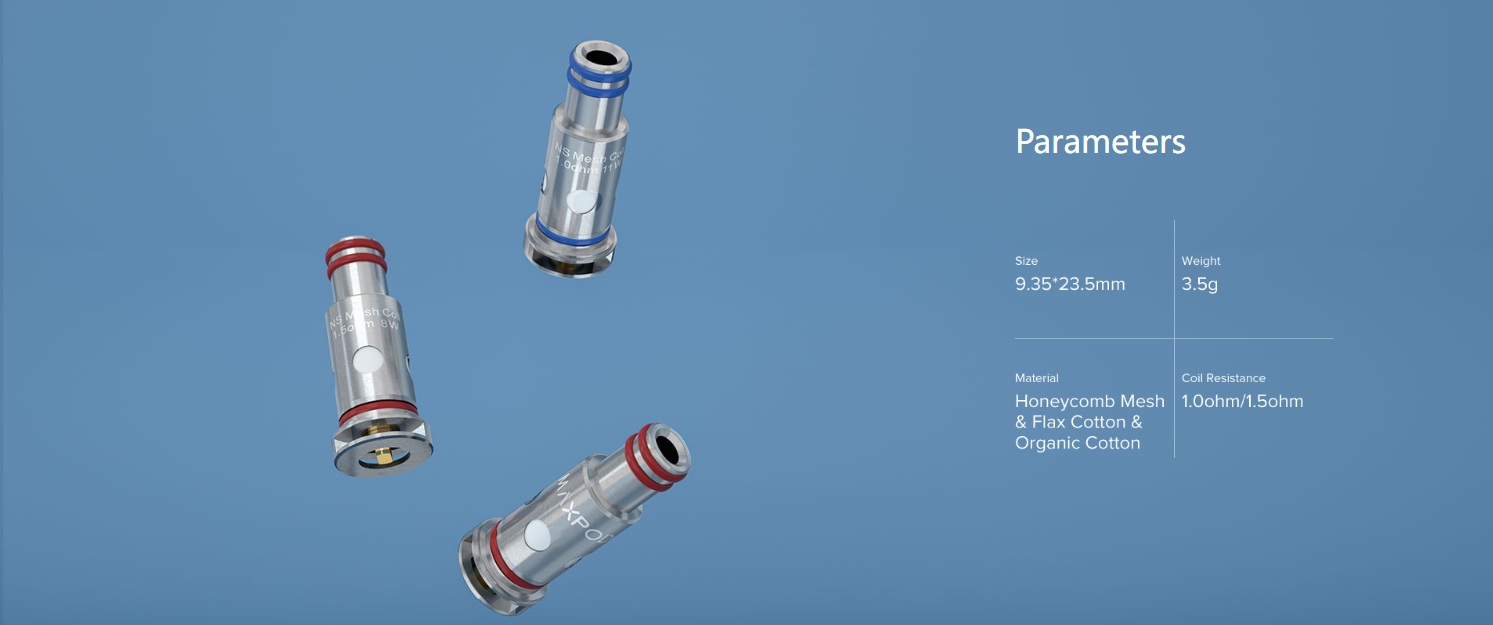 Freemax NS MESH Series Coils Compatibility Coil Guide