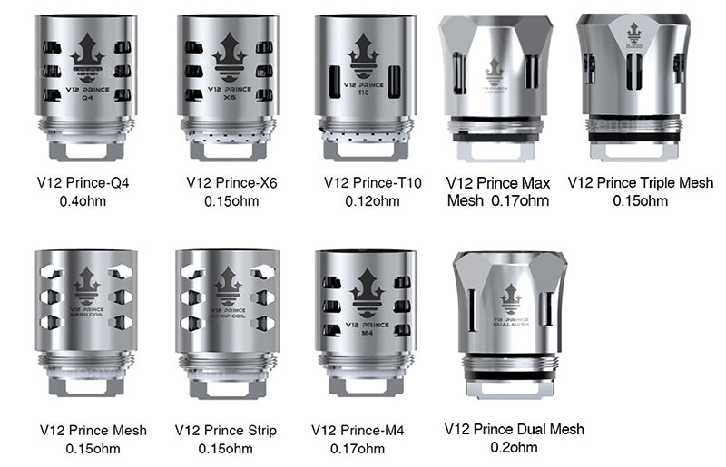 SMOK TFV12 Prince Replacement Coils (Pack of 3)